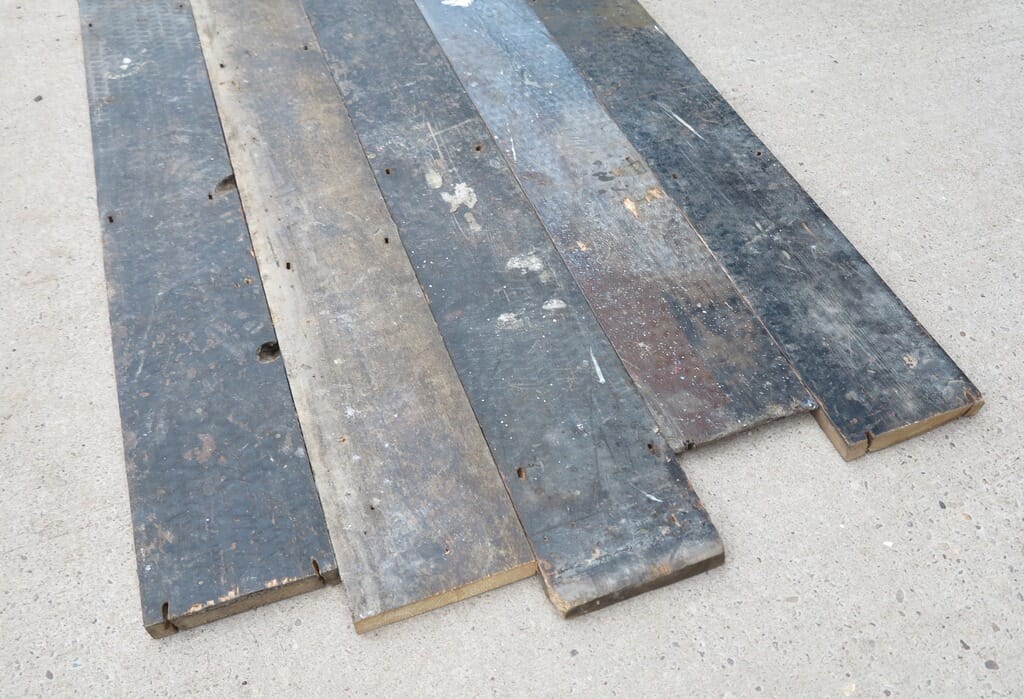 Pine Square Edged Antique Reclaimed Floorboards  - 8021