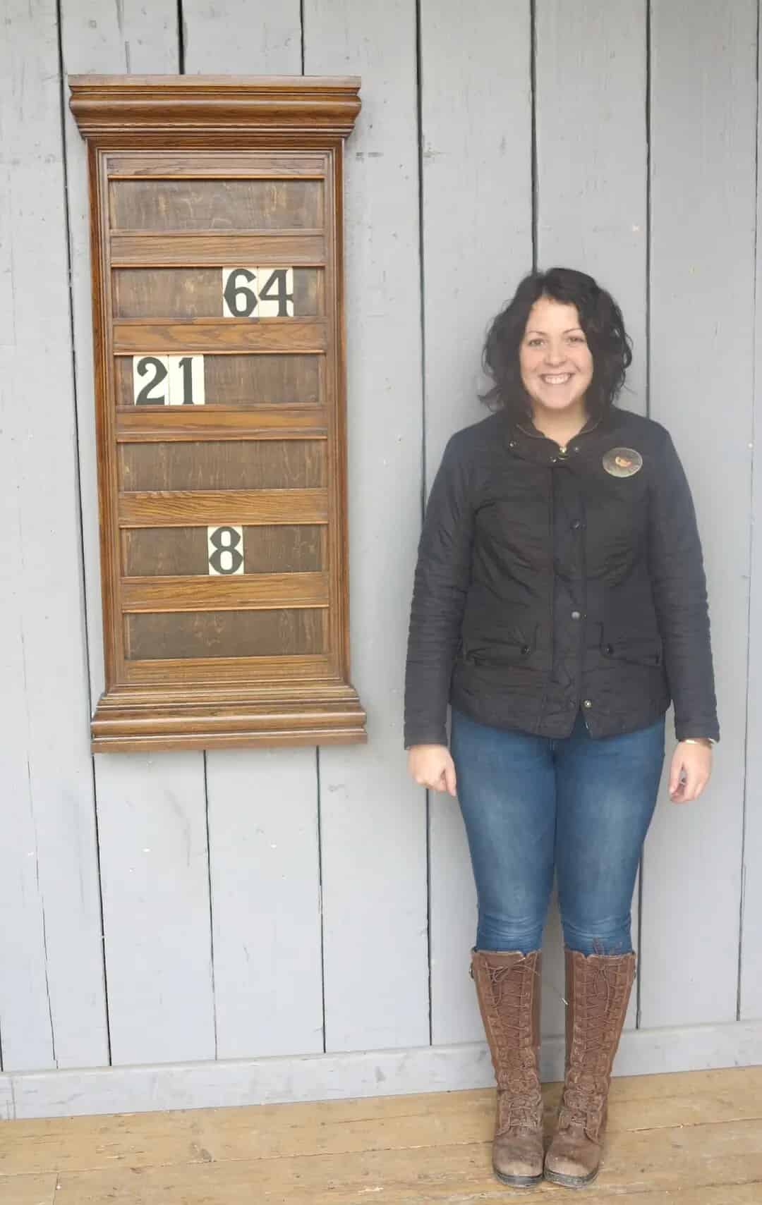 Large Antique Solid Oak Church Hymn Board