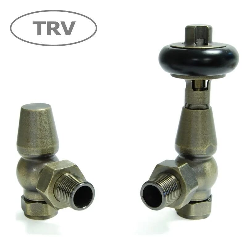 Faringdon Old English Brass Cast Iron Radiator Valves - Faroeb