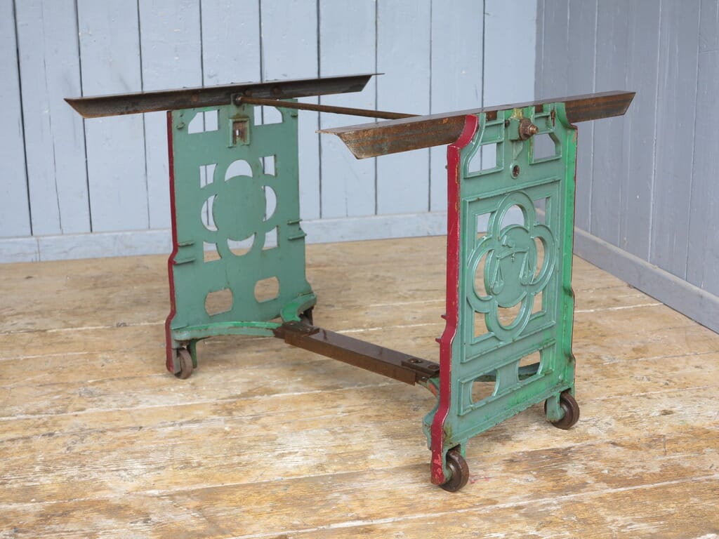 Antique Decorative Reclaimed Cast Iron Table Base - 8060