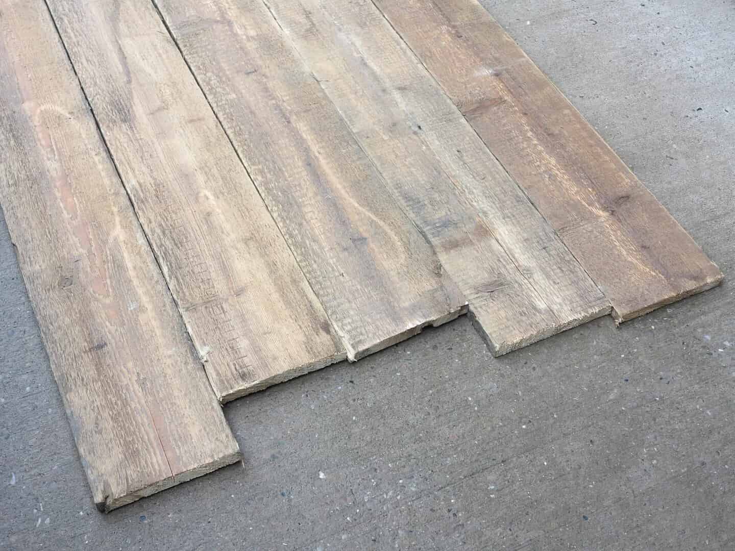 Antique Pine Reclaimed Square Edged Floorboards 