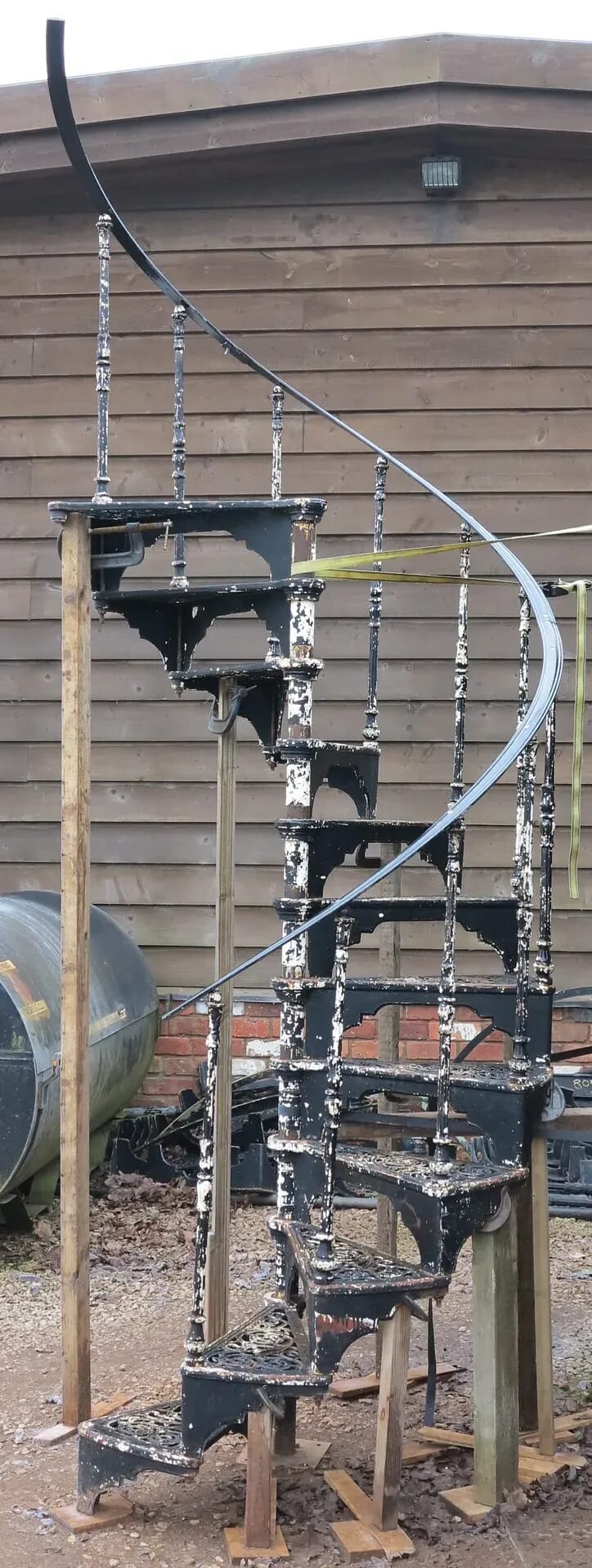 Cast Iron Spiral Staircase Made By Safety Stairways - 8079
