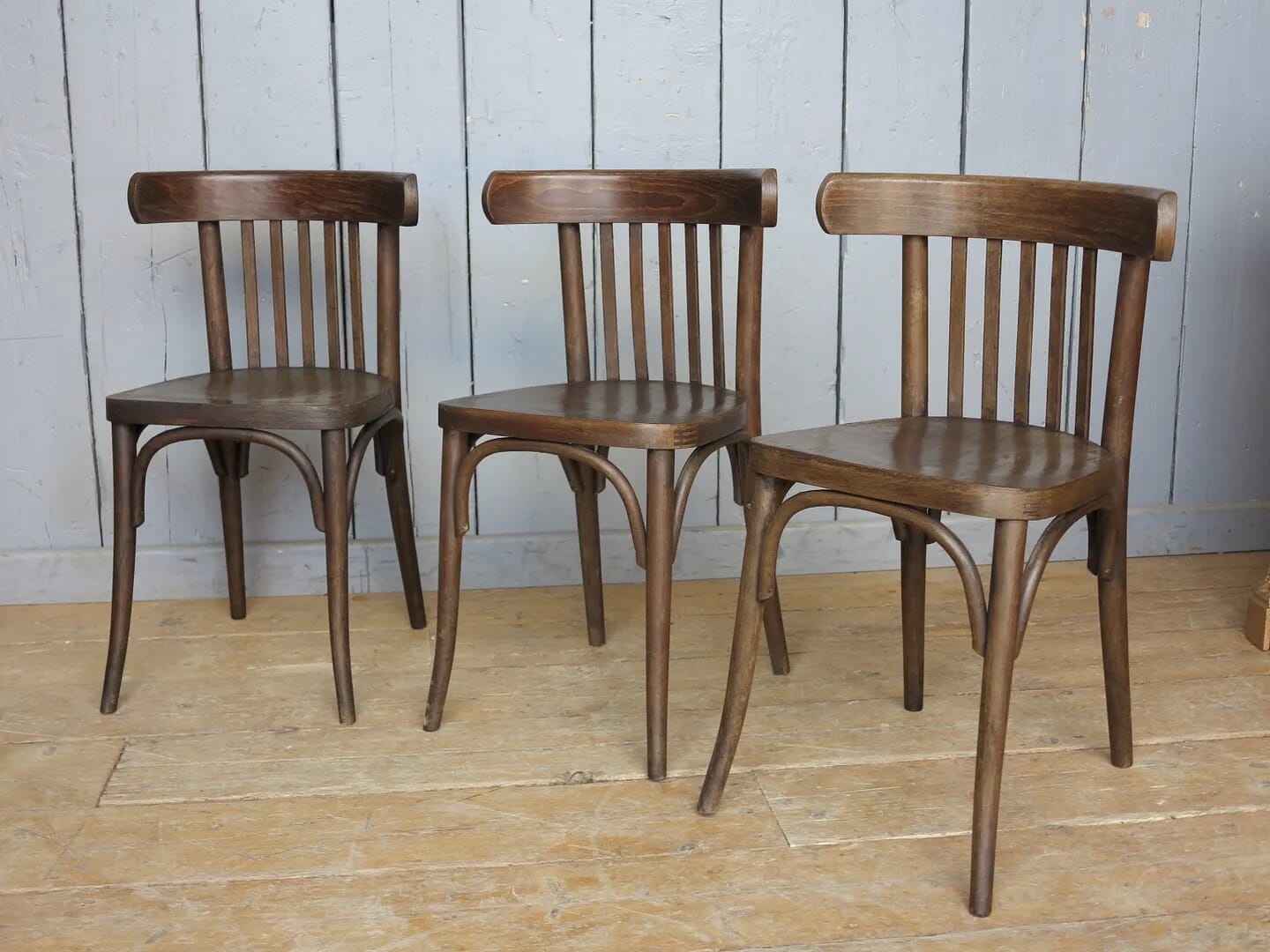 Vintage Reclaimed Bistro Thonet Bentwood Chairs - 8116