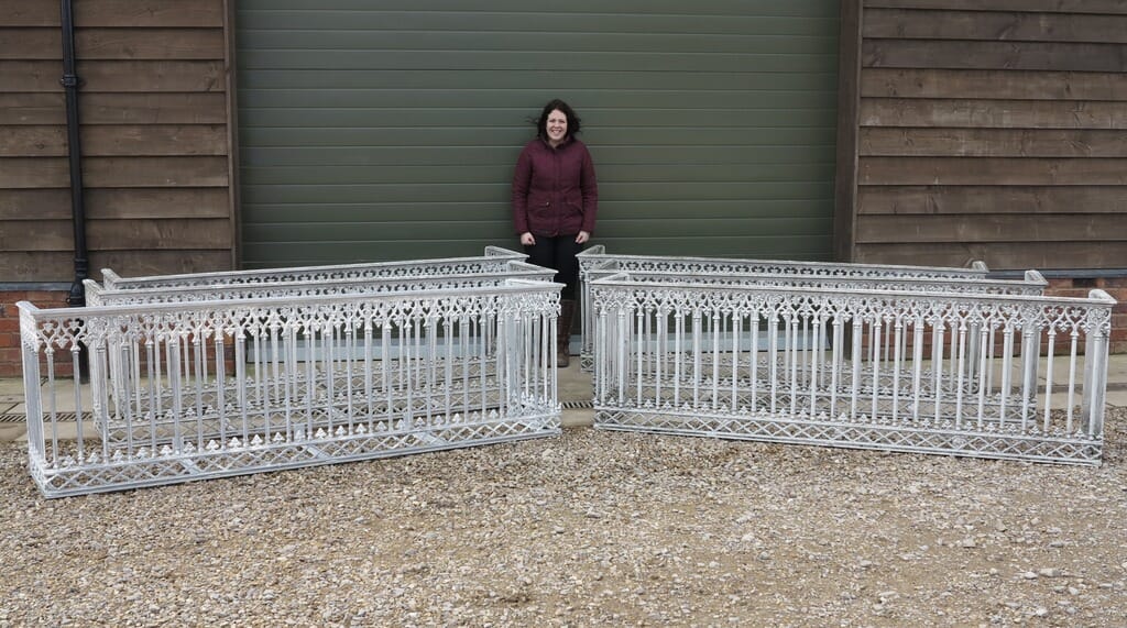Vintage Reclaimed Wall Mounted Juliet Balconies - 8122