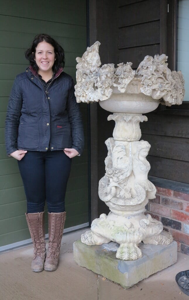 Antique Reclaimed Garden Water Fountain - 6800