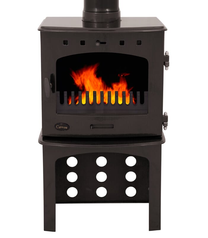 Pebble Enamel Carron Log Store - BHC138