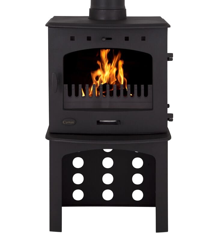 Matt Black Carron Log Store - BHC131