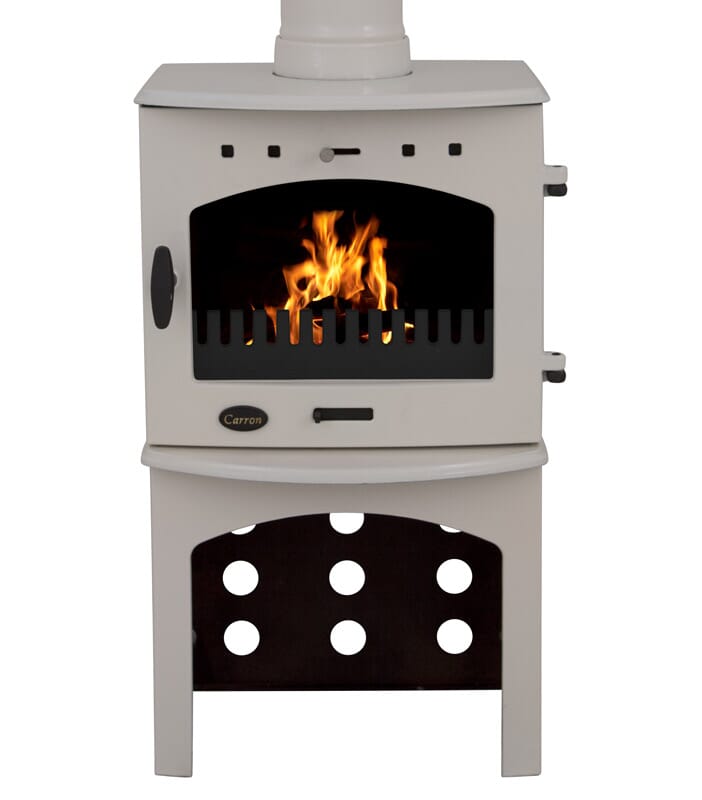 Carron Log Store in Cream Enamel  - BHC336