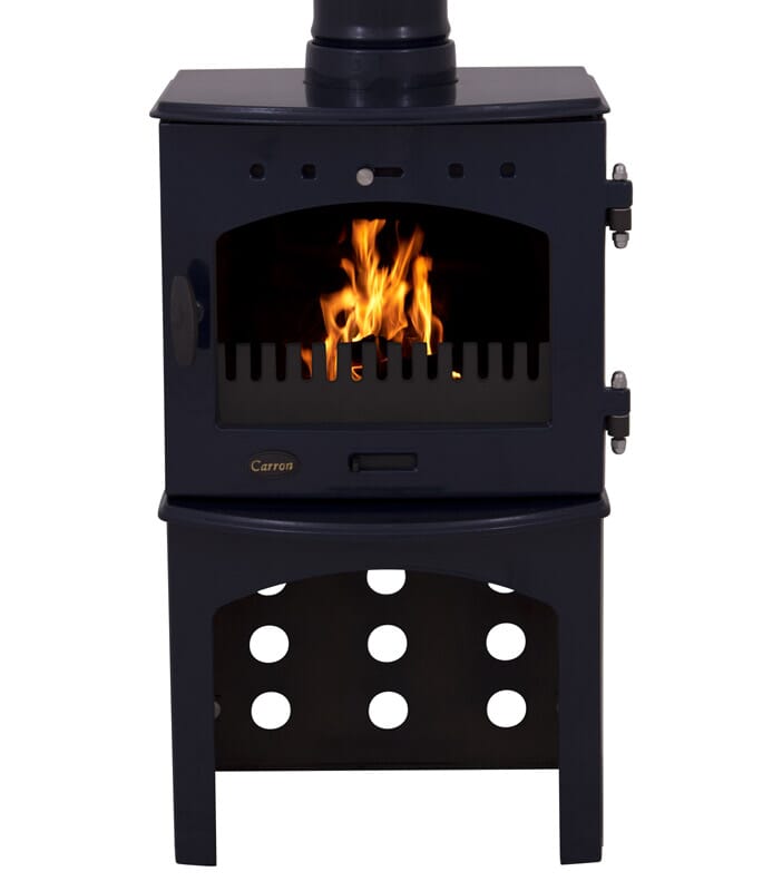 Carron Log Store in Blue Enamel  - BHC335