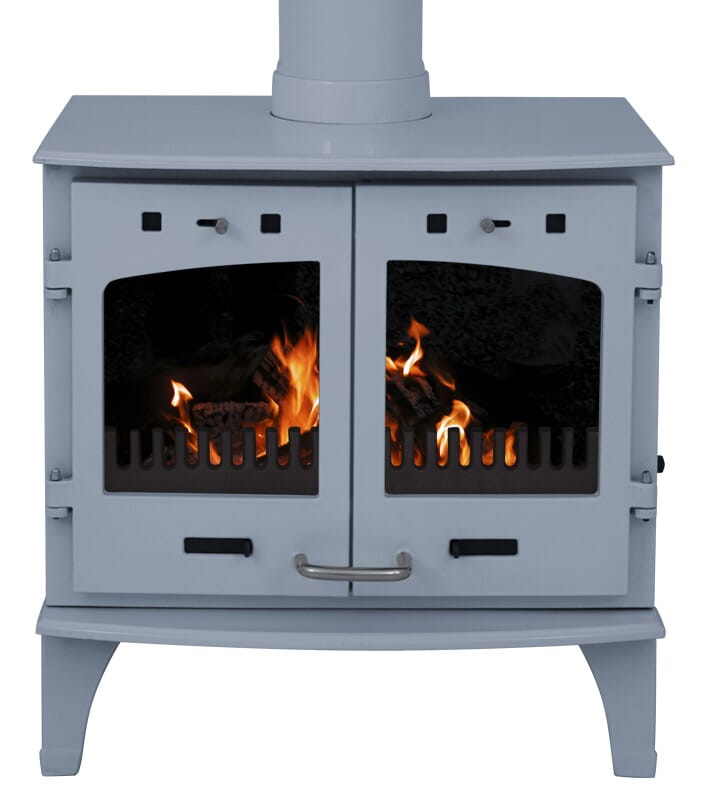 Carron 11Kw China Blue Enamel Cast Iron Stove - BHC646