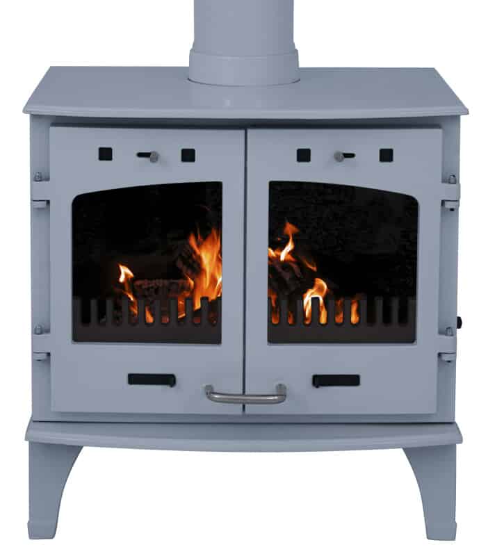 Carron China Blue Enamel 11Kw Cast Iron Stove - BHC 646