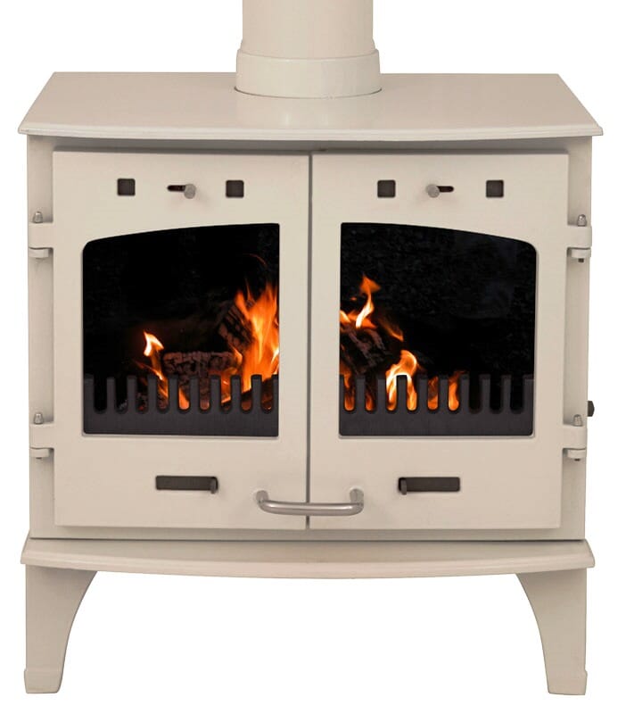Carron 11Kw Cream Enamel Cast Iron Stove - BHC606