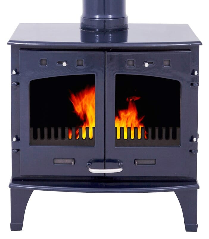 Carron 11Kw Blue Enamel Cast Iron Stove - BHC605