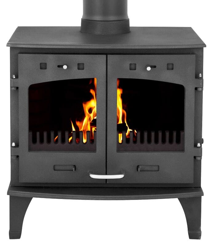 Carron 11Kw Gun Metal/Matt Black Cast Iron Stove - BHC601