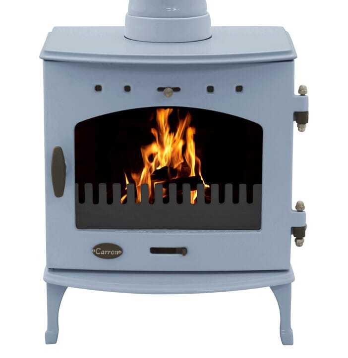 Carron 4.7Kw China Blue Enamel Cast Iron Stove - BHC346