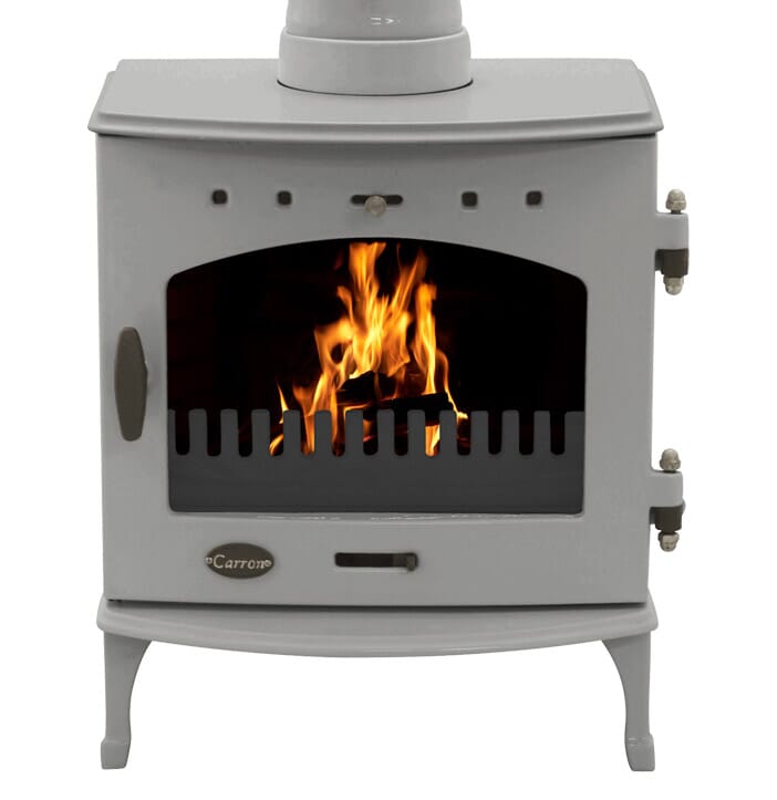 Carron 4.7Kw Ash Grey Enamel Cast Iron Stove - BHC344