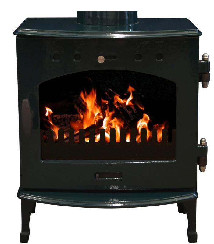 Carron 4.7Kw Green Enamel Cast Iron Stove - BHC304/CRA304