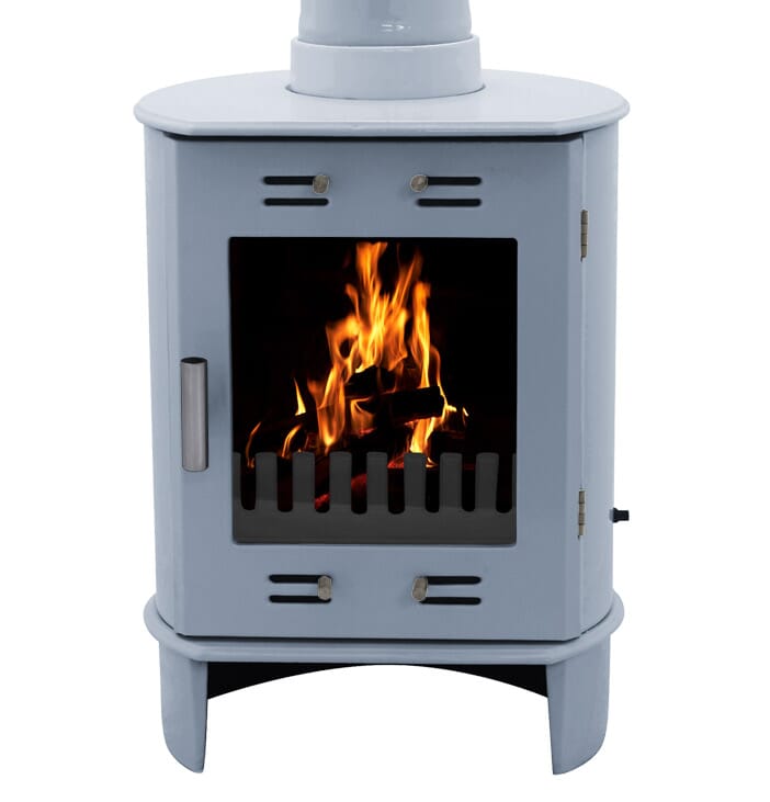 Carron 5Kw China Blue Enamel Cast Iron Stove - BHC246