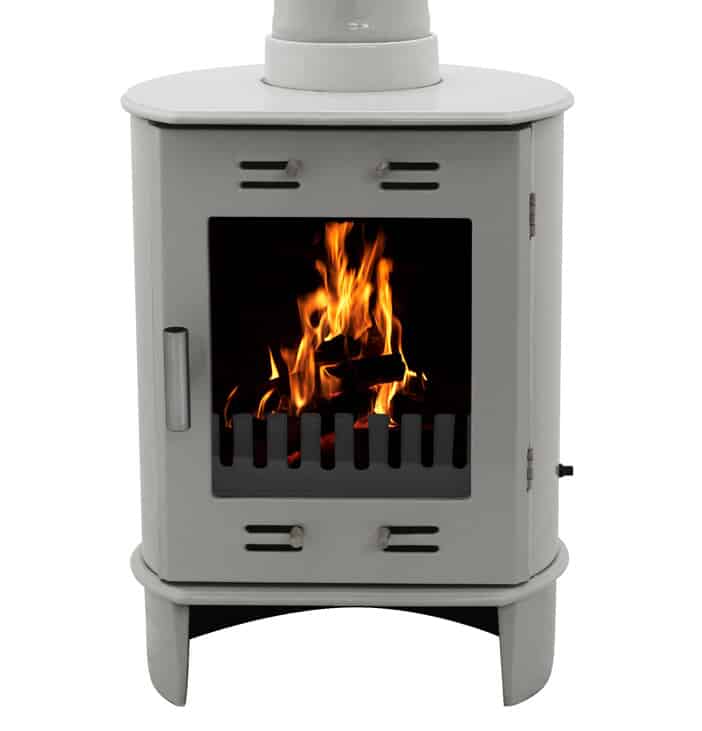 Ash Grey Enamel Carron Stove