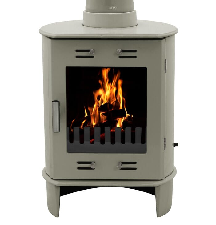 Carron 5Kw Sage Green Enamel Cast Iron Stove - BHC243