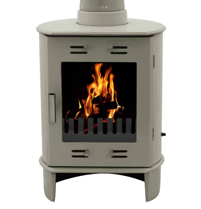 Primary Image - Carron 5Kw Sage Green Enamel Cast Iron Stove