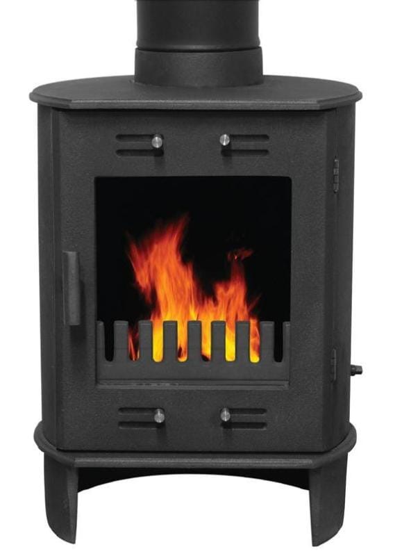 Carron 5Kw Gun Metal/Matt Black Cast Iron Stove - BHC201