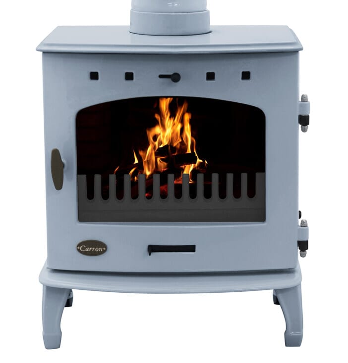 Carron 7.3Kw China Blue Enamel Cast Iron Stove - BHC146