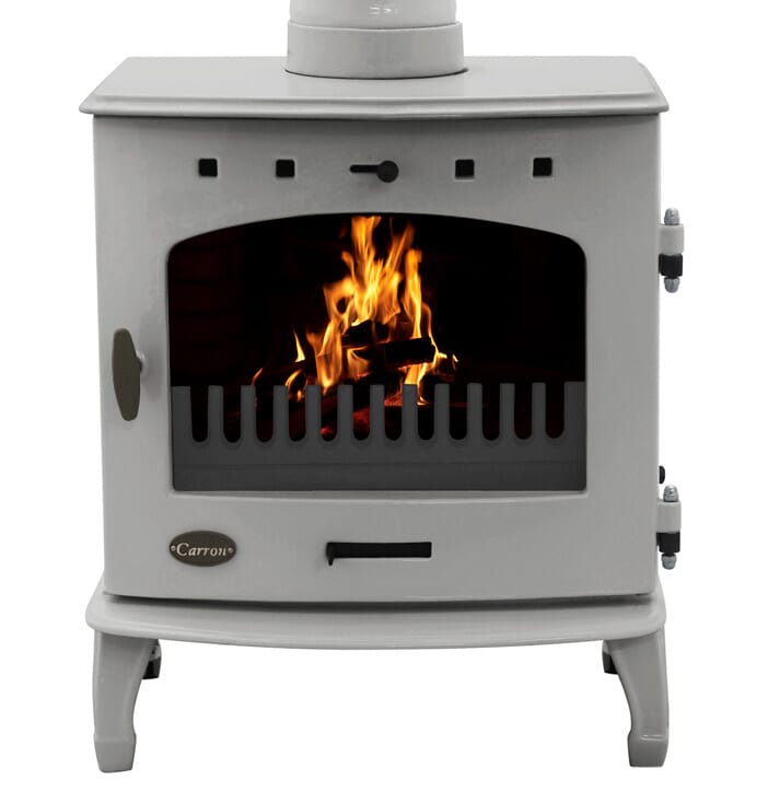 Carron 7.3Kw Ash Grey Enamel Cast Iron Stove - BHC144