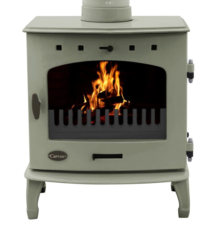Carron 7.3Kw Sage Green Enamel Cast Iron Stove - BHC143
