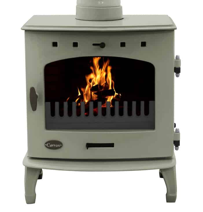 Sage Green Enamel Carron Stove