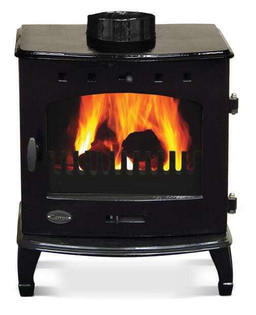 Carron 7.3Kw Black Enamel Cast Iron Stove - BHC102