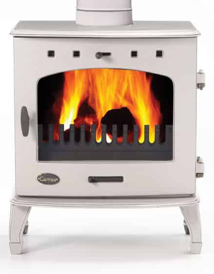 Carron 'Antique' Enamel Multifuel Wood Log Burning Stove