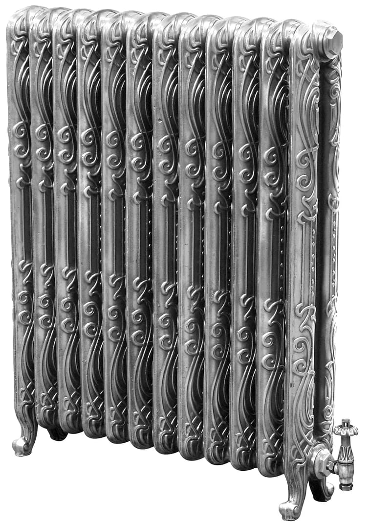 Carron Orleans Style 980mm Tall Cast Iron Radiator 12 Sections Long - Orleans980/12hb