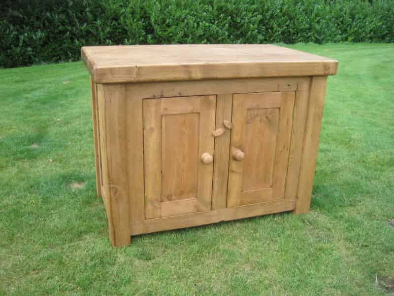 Reclaimed Pine Butchers Block For Central Island