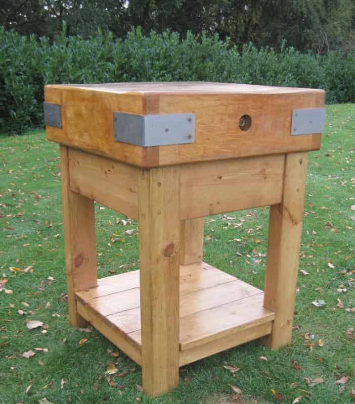 Antique Butchers Chopping Block