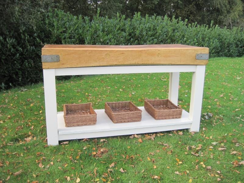 5ft x 2ft Antique Butchers Chopping Block - 5703