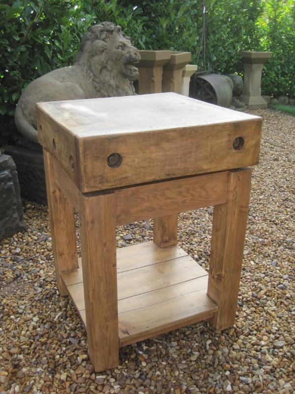 Kitchen Antique Butchers Chopping Block - 5741