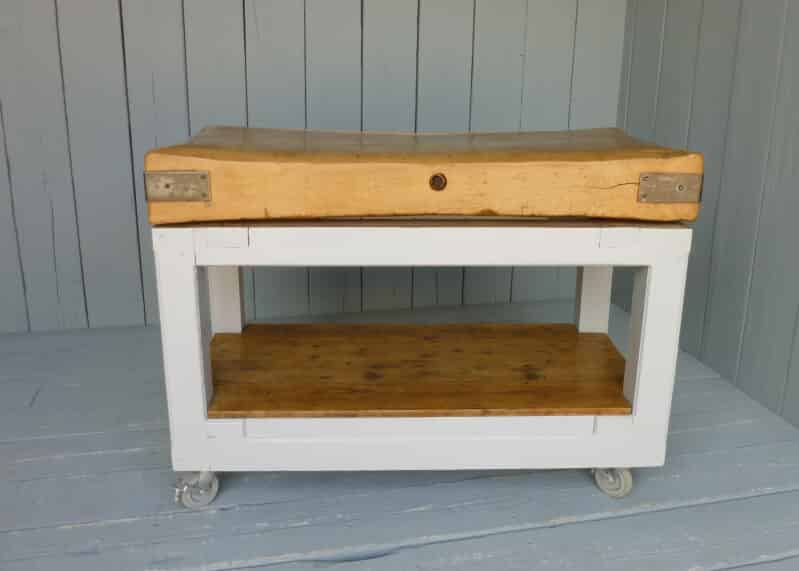 Antique Butchers Chopping Block Made To Measure