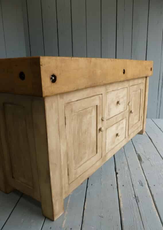 Antique Butchers Chopping Block