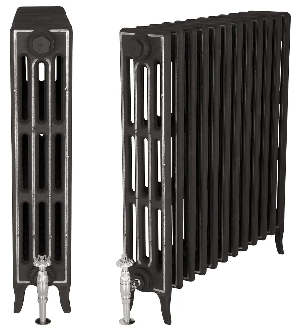 Victorian Style 760mm Tall Cast Iron Radiator Made By Carron - Victorian760/12hl