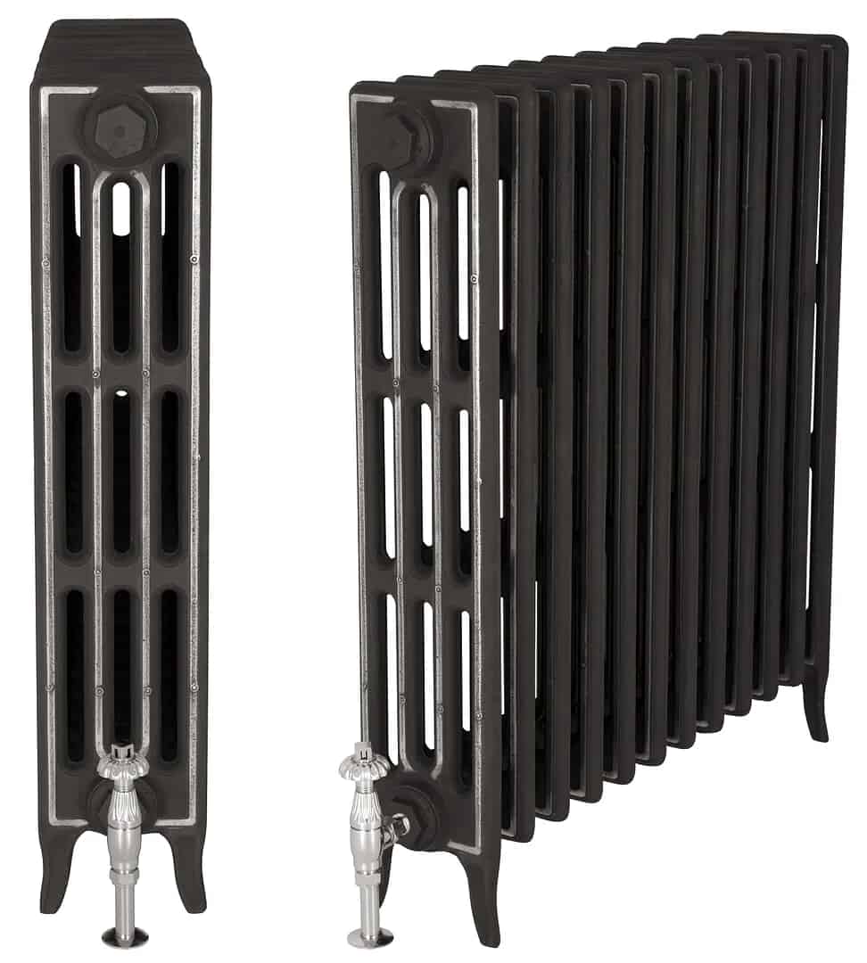 Victorian 760mm Tall Cast Iron Radiator 12 Sections Long