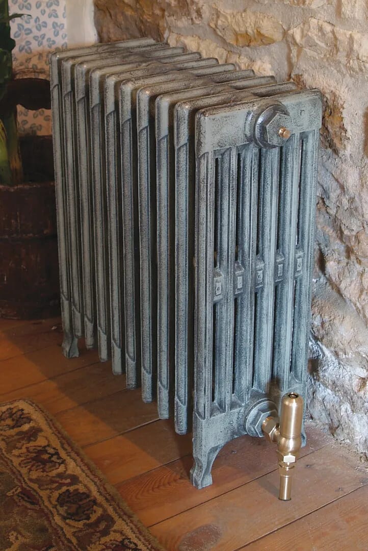 Victorian 6 Col 625mm Tall Cast Iron Radiator 10 Section - Victorian625/10af