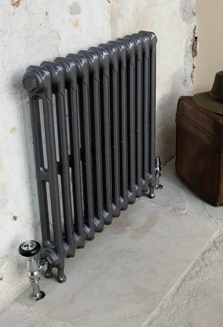 Victorian 2 Column 615mm Tall Cast Iron Radiator 12 Sections Long - Victorian615/12p