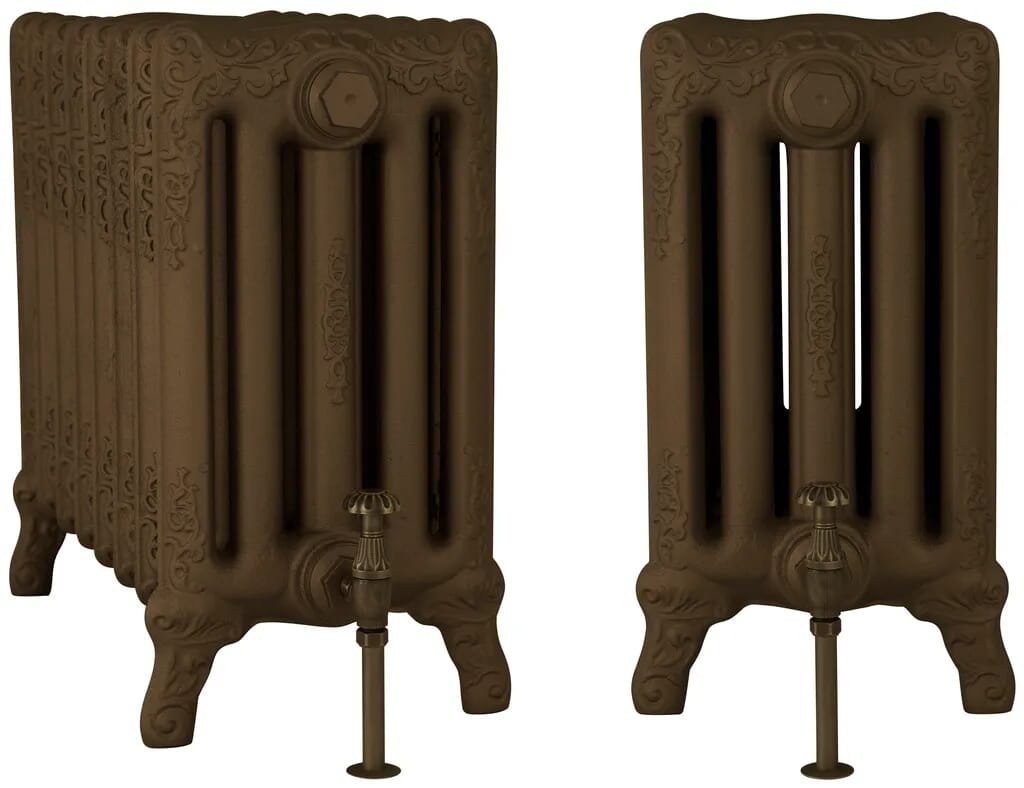 Carron Turin Style 600mm Tall Cast Iron Radiator 8 Sections Long - Turin600/8p