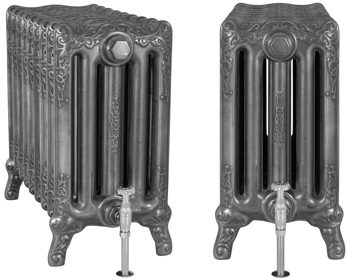 Carron Turin 5 Column 600mm Tall Cast Iron Radiator 9 Sections Long - Turin600/9hb