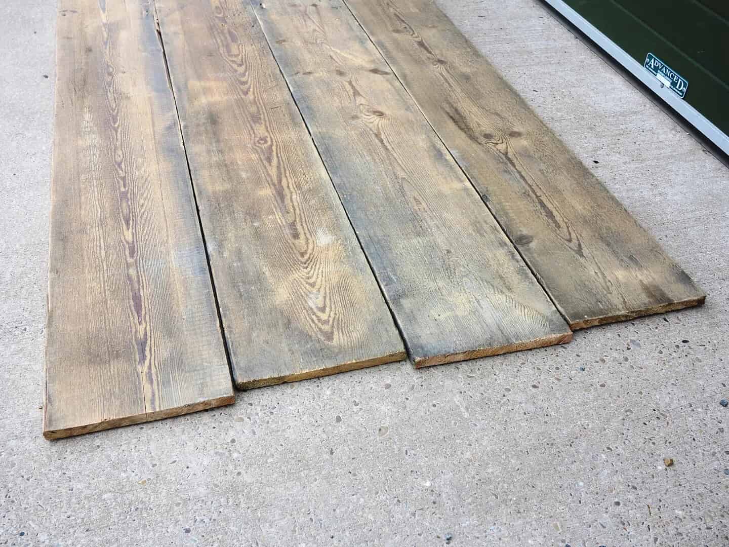 Pine Antique Reclaimed Square Edged Floorboards