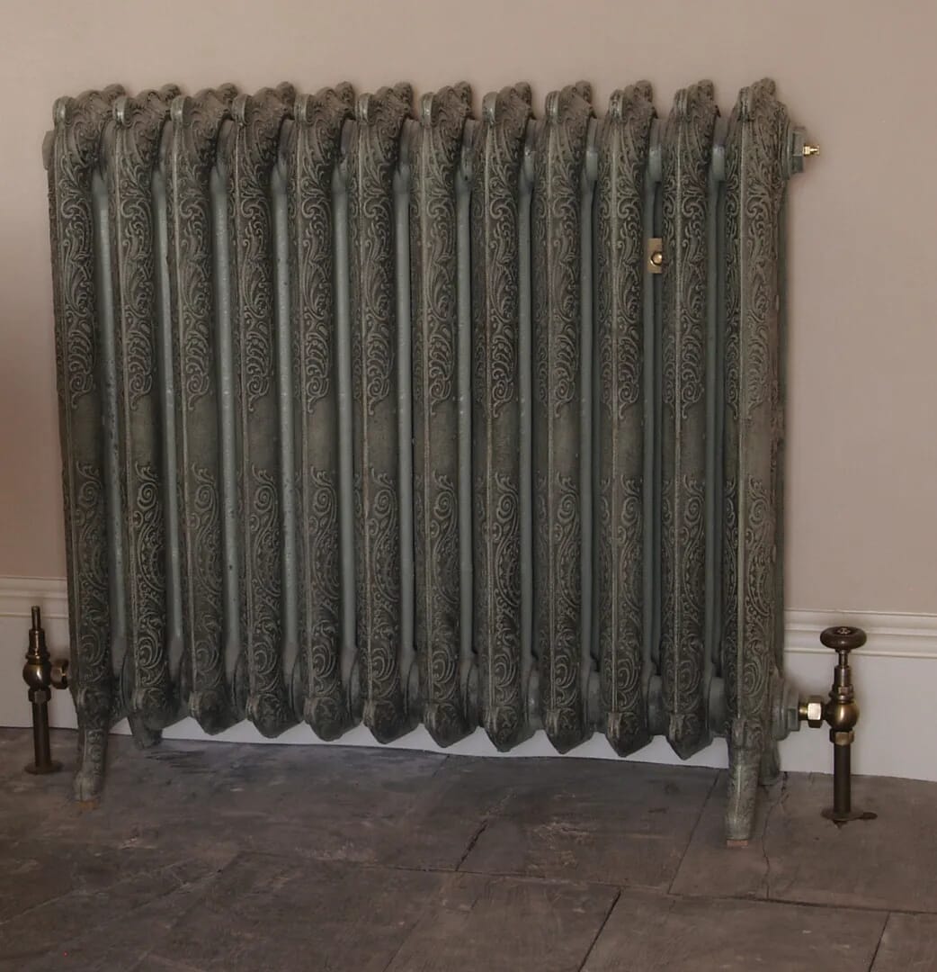 Rococo 3 Column 780mm Tall Cast Iron Radiator 12 Sections Long - Roco780/12af