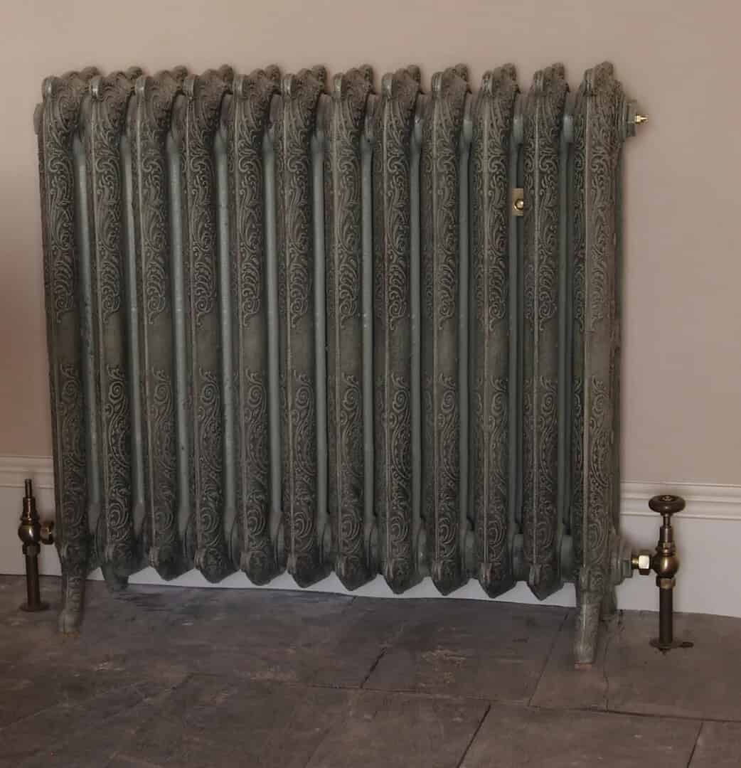 Rococo 3 Column 780mm Tall Cast Iron Radiator 12 Sections Long