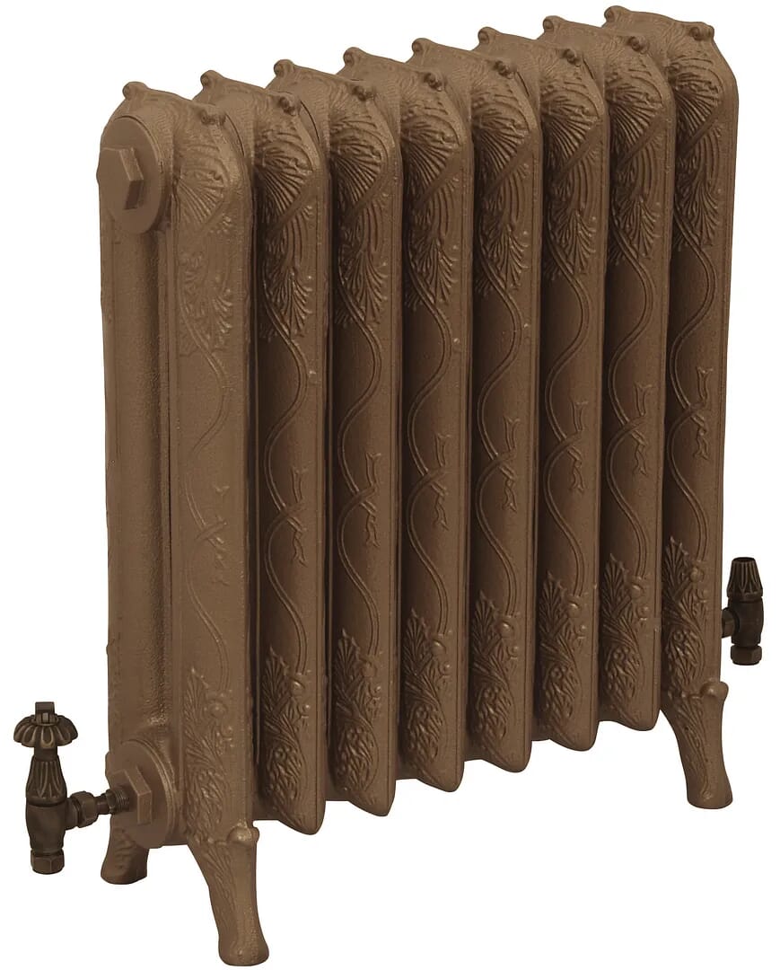 Carron Ribbon 2 Column Cast Iron Radiator 8 Section - Ribb2/650/8p