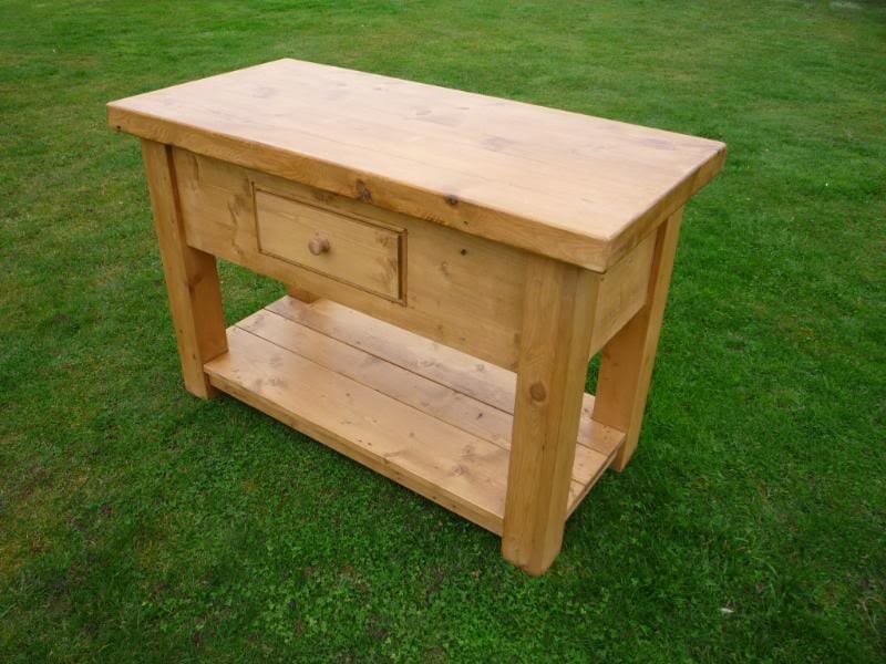 Handmade Reclaimed Pine Butchers Block - 3883